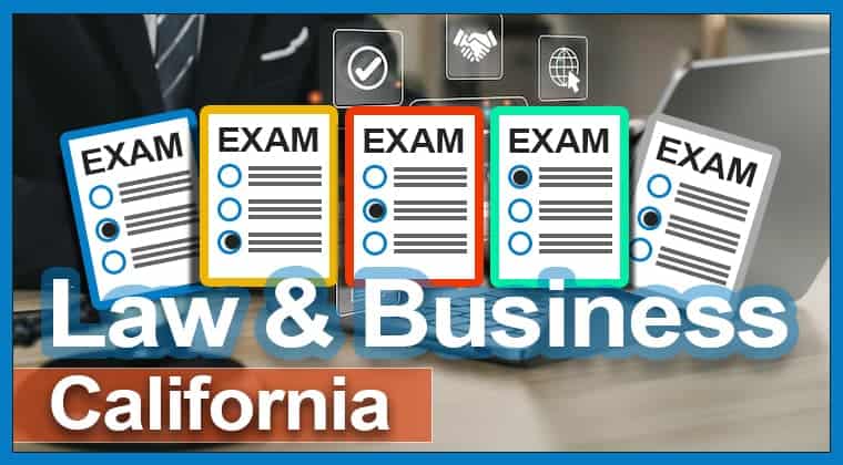 ca law and business practice exams